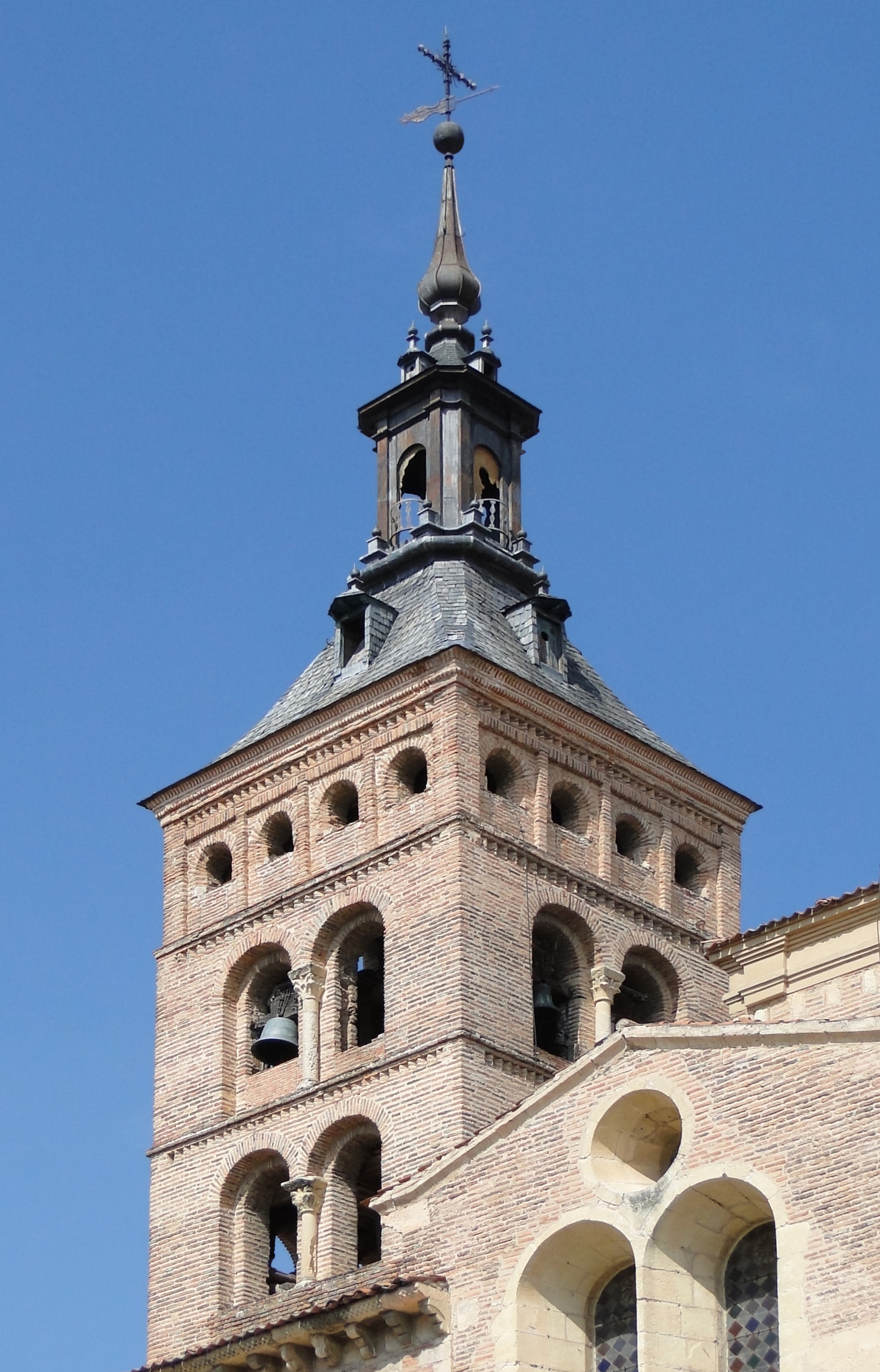 Bell tower of Church of San Martín, Segovia