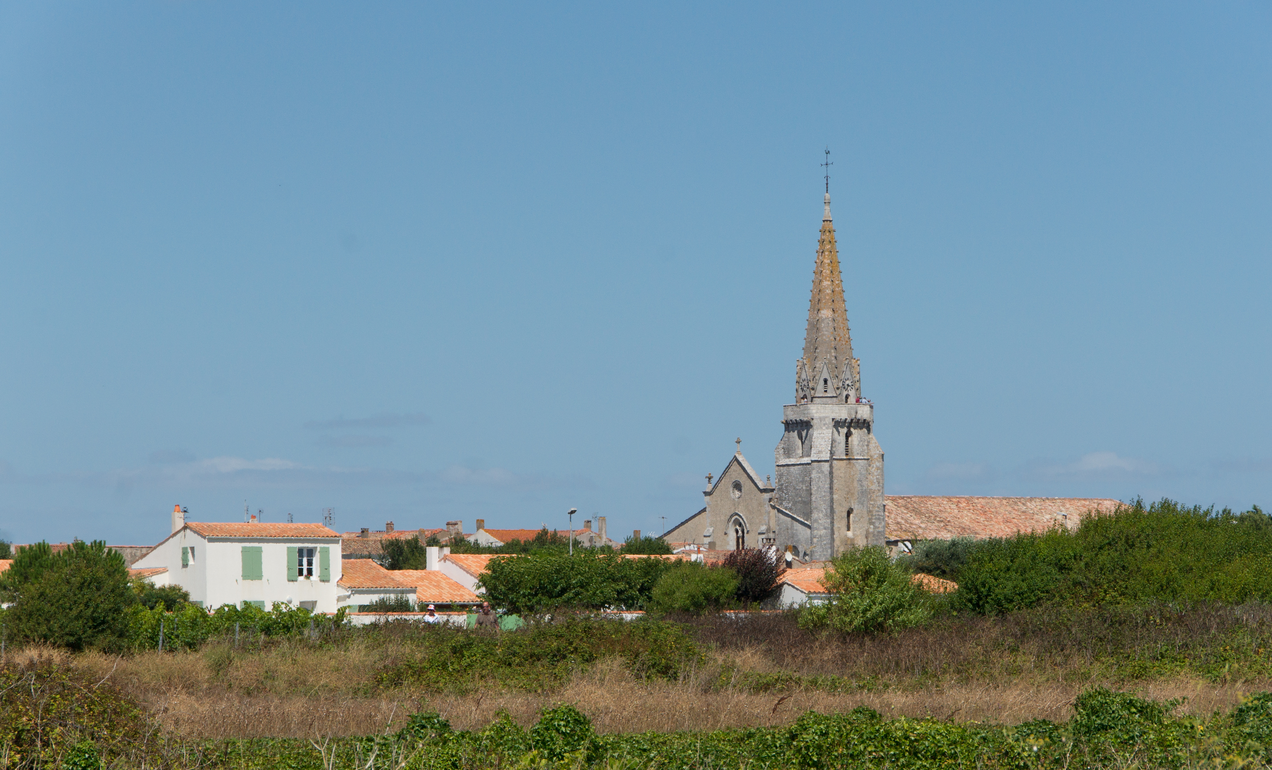 Bell tower Sainte-Marie de Ré, août 2015, Charente Maritime, France
