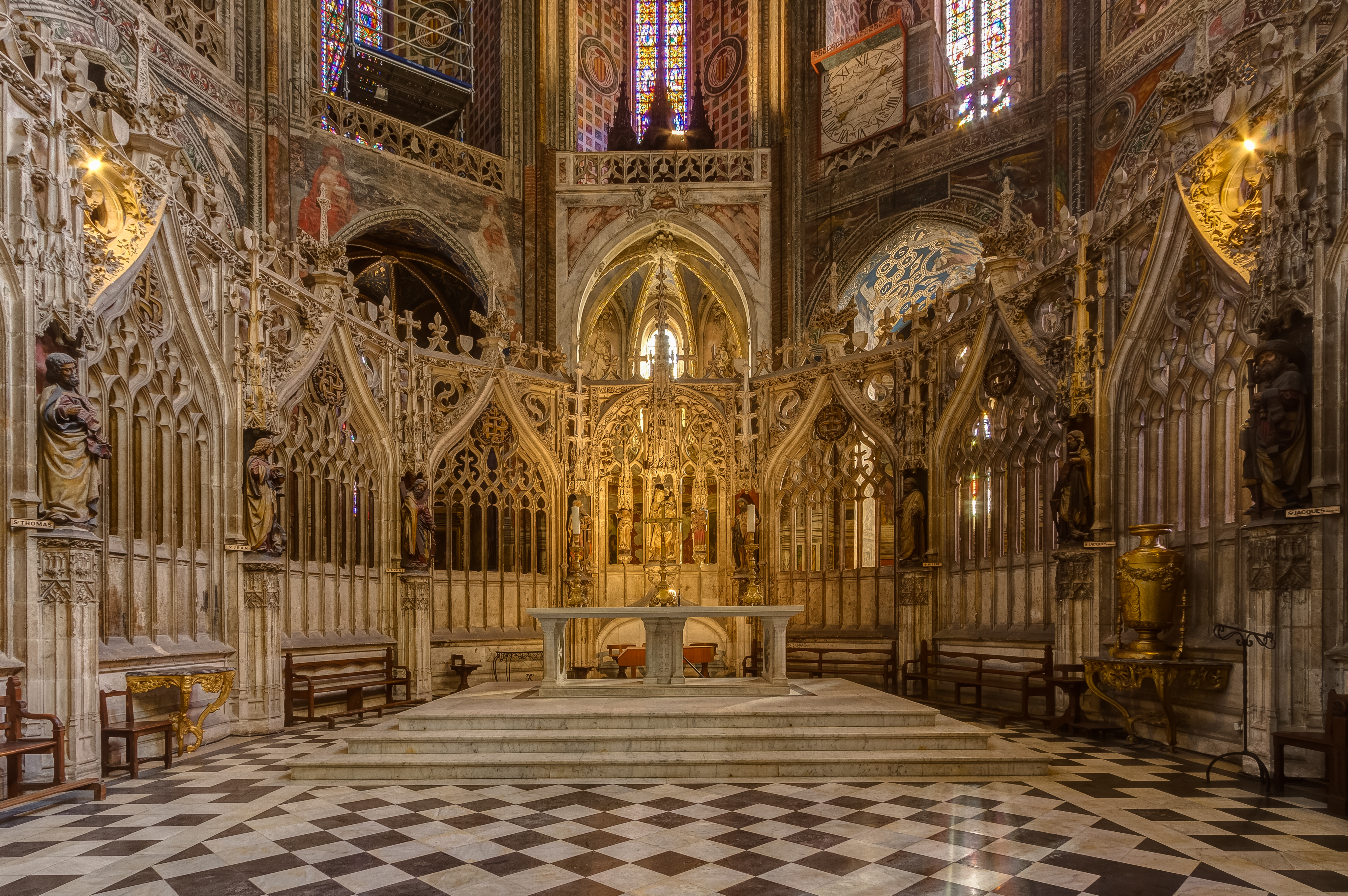 Cathedral of Saint Cecilia of Albi - 7095 - Altar and choir