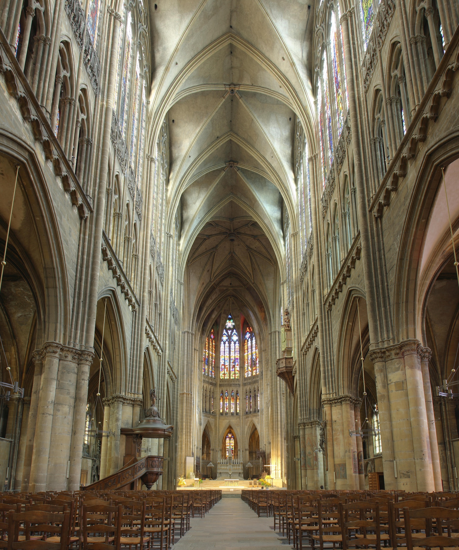 Cathedrale Metz Nef pano