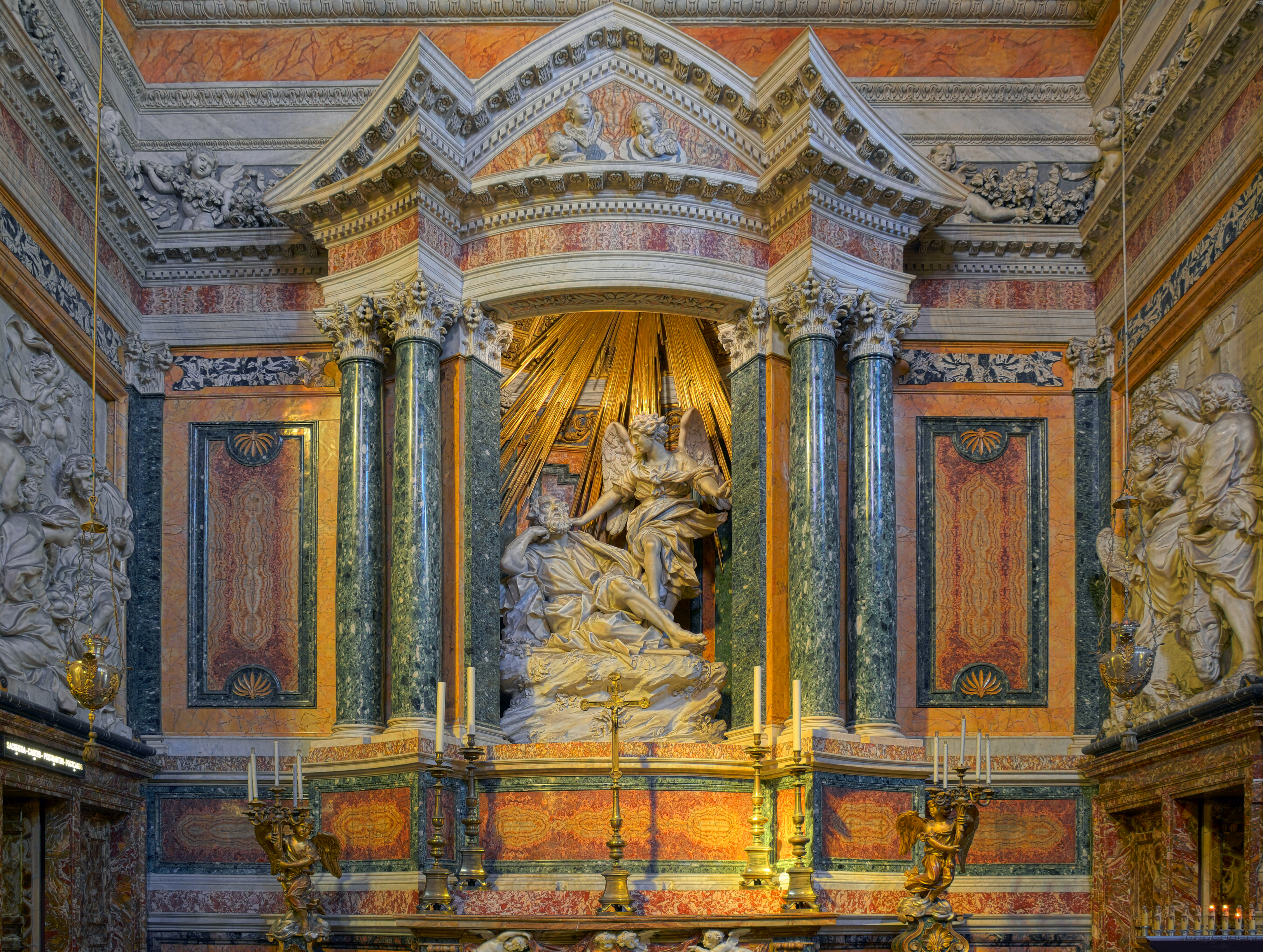 Chapel of Saint Joseph in Santa Maria della Vittoria HDR