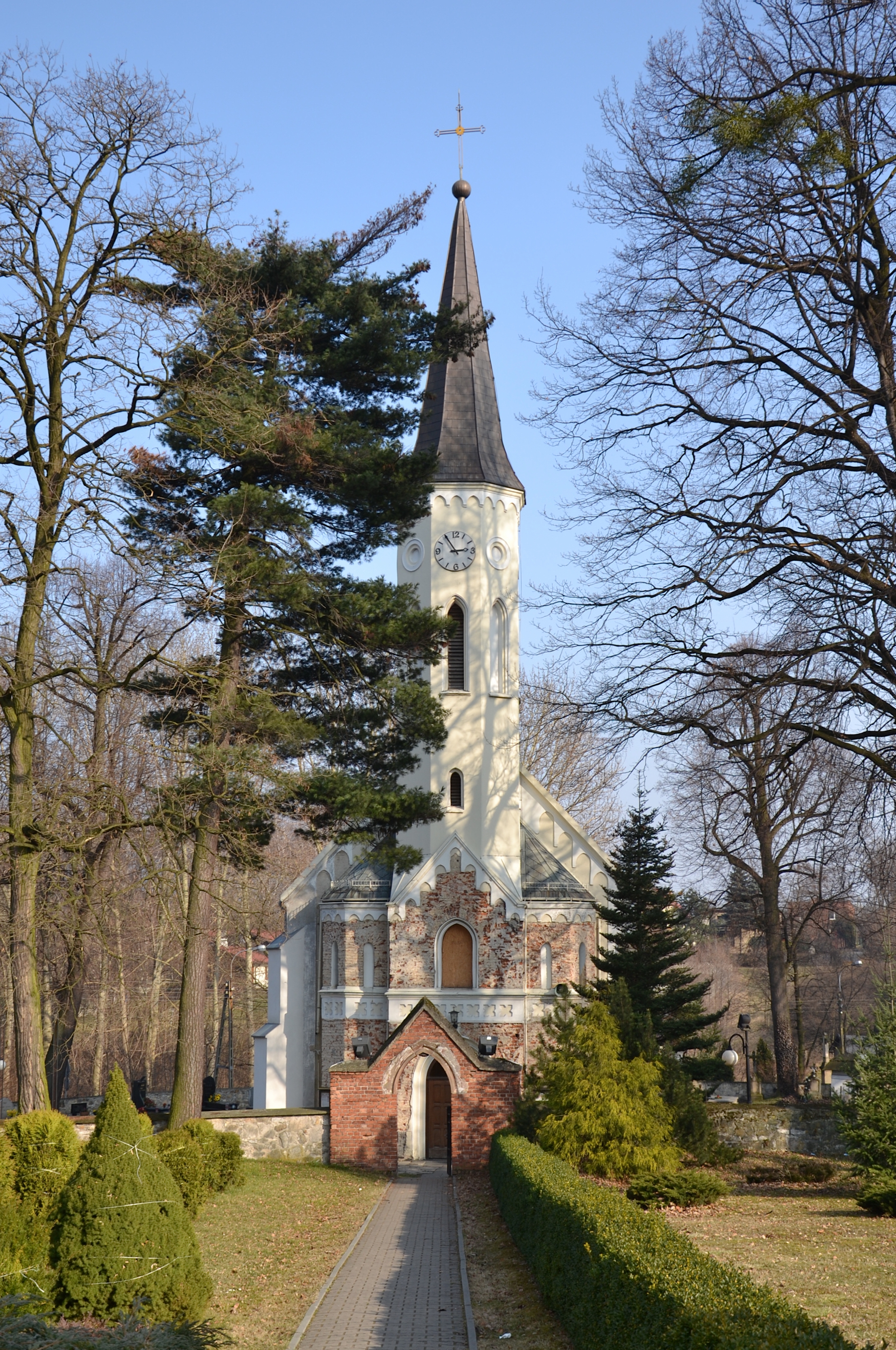 Church of St. Lawrence in Mokre (Mokrau), Silesia