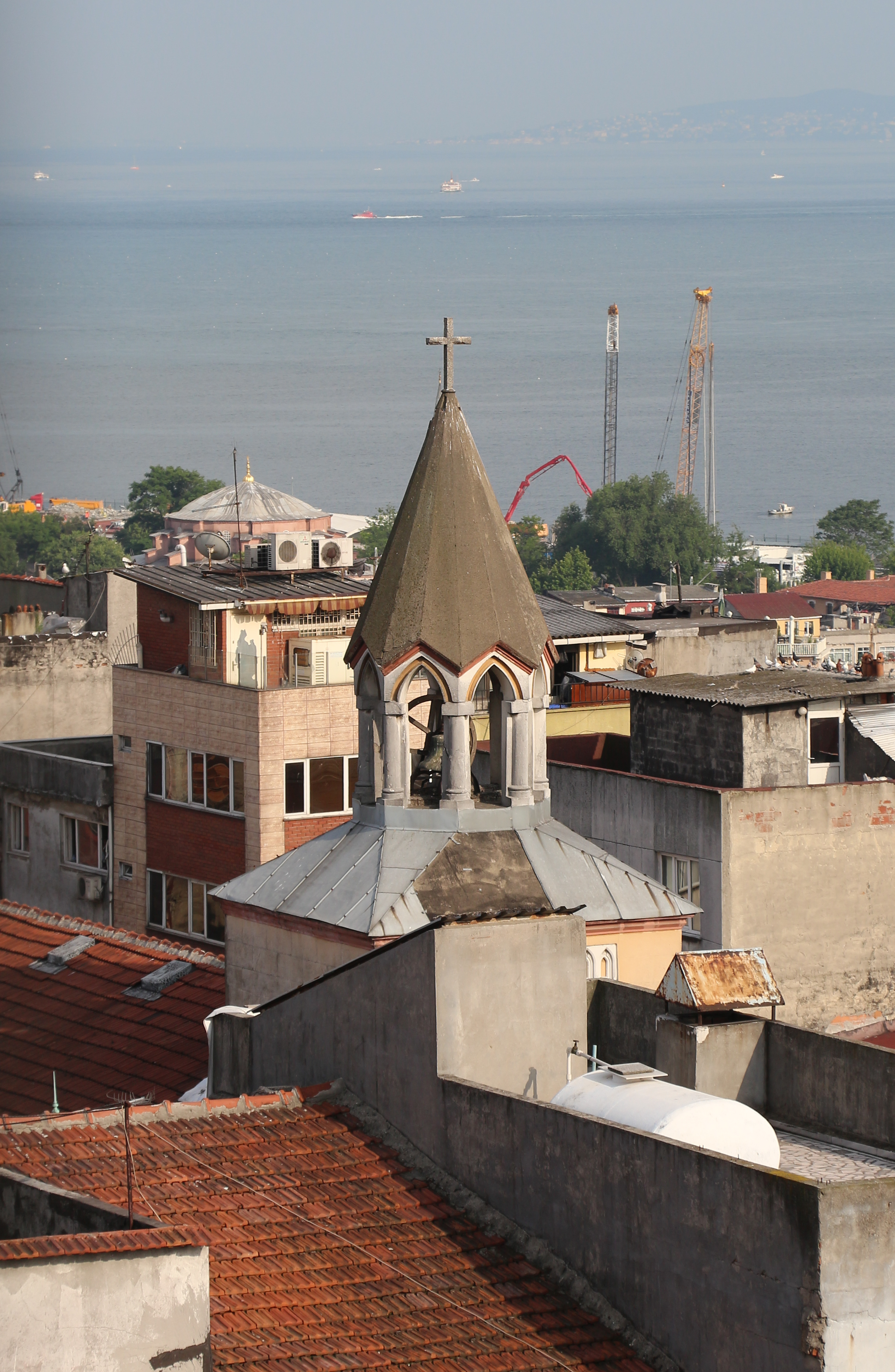 Church tower in Istanbul