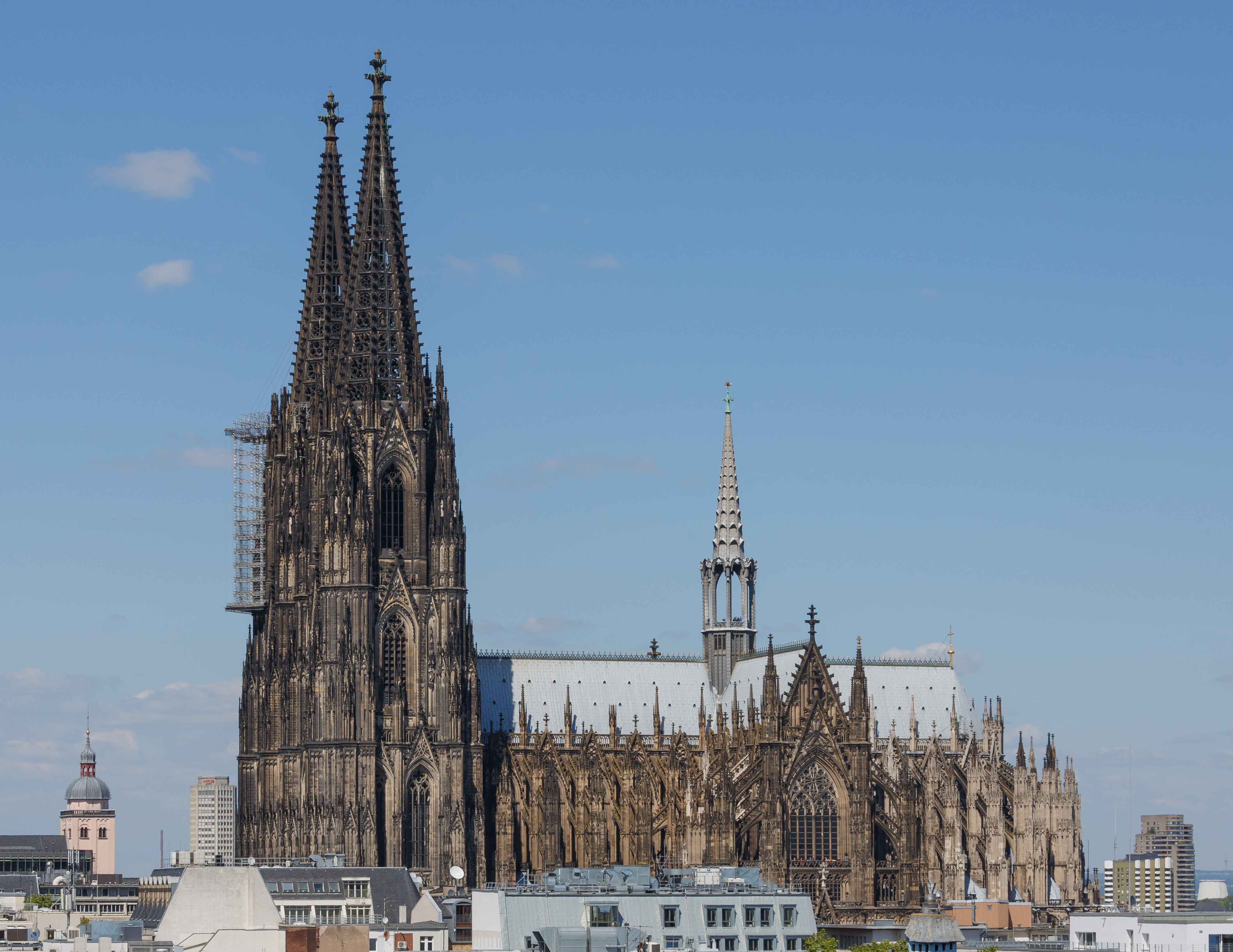Cologne Germany Exterior-view-of-Cologne-Cathedral-01