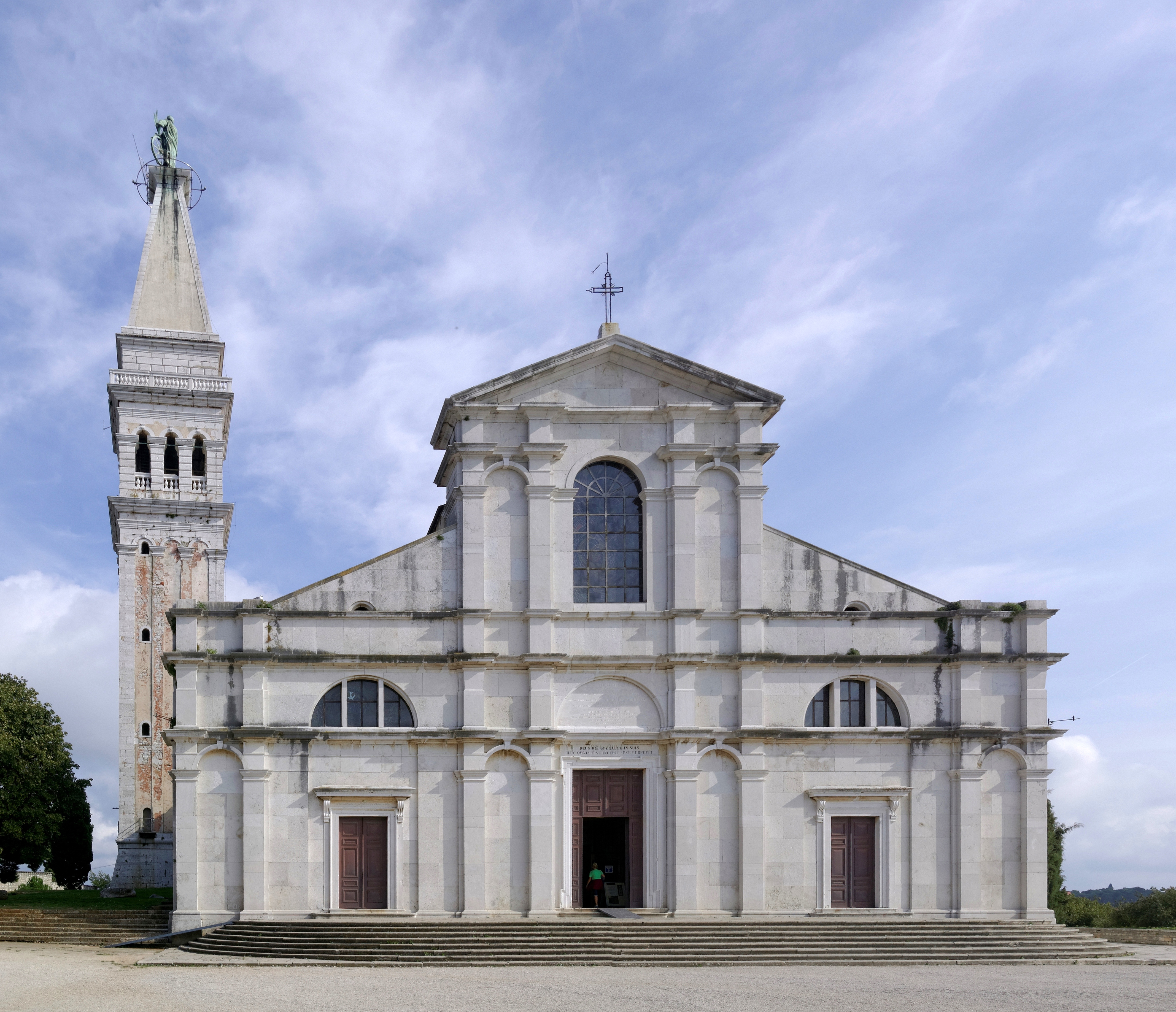 Croatia Rovinj St Euphemia church BW 2014-10-08 14-23-33