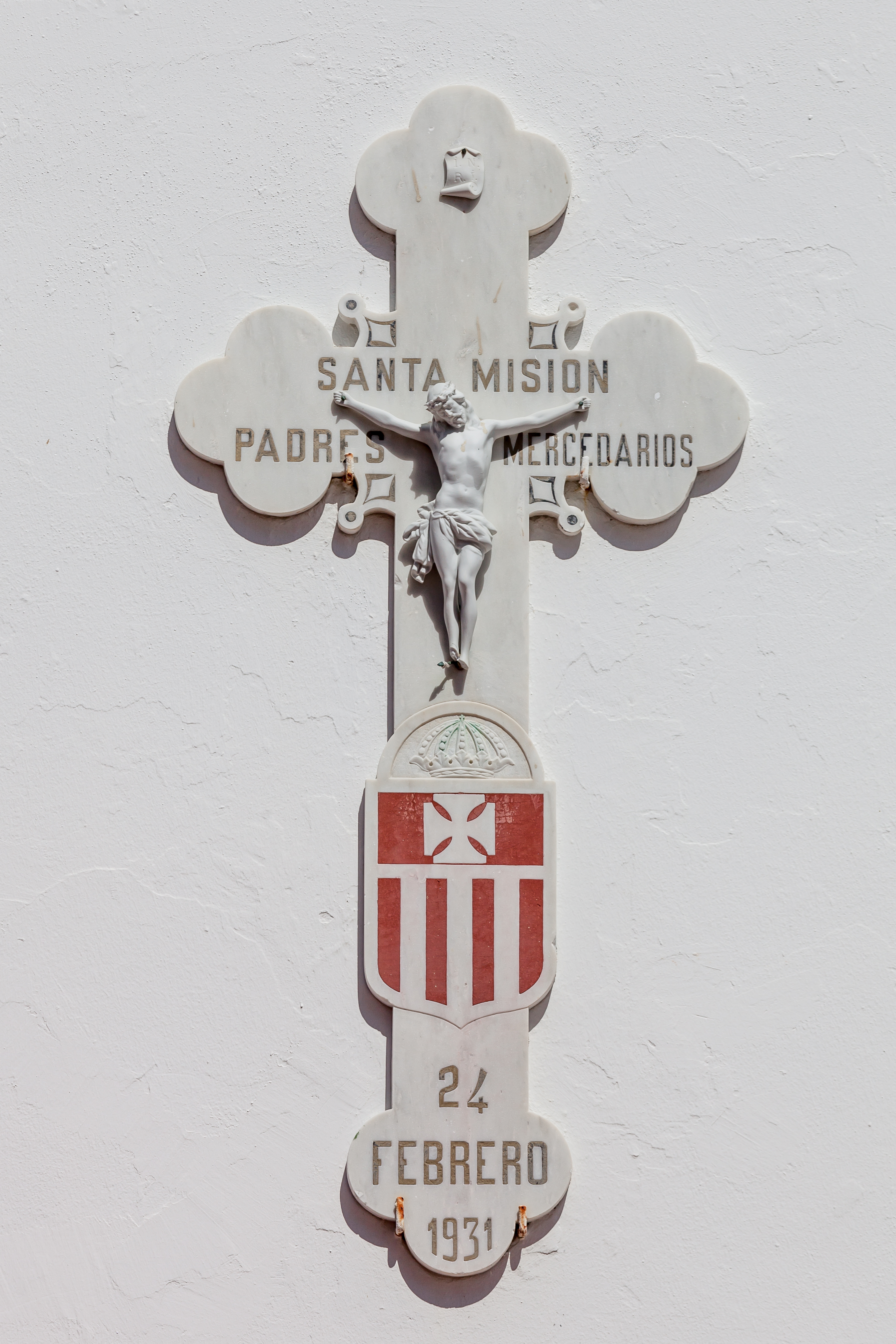 Cruz na igrexa de Cedeira. Santa misión dos mercedarios C21