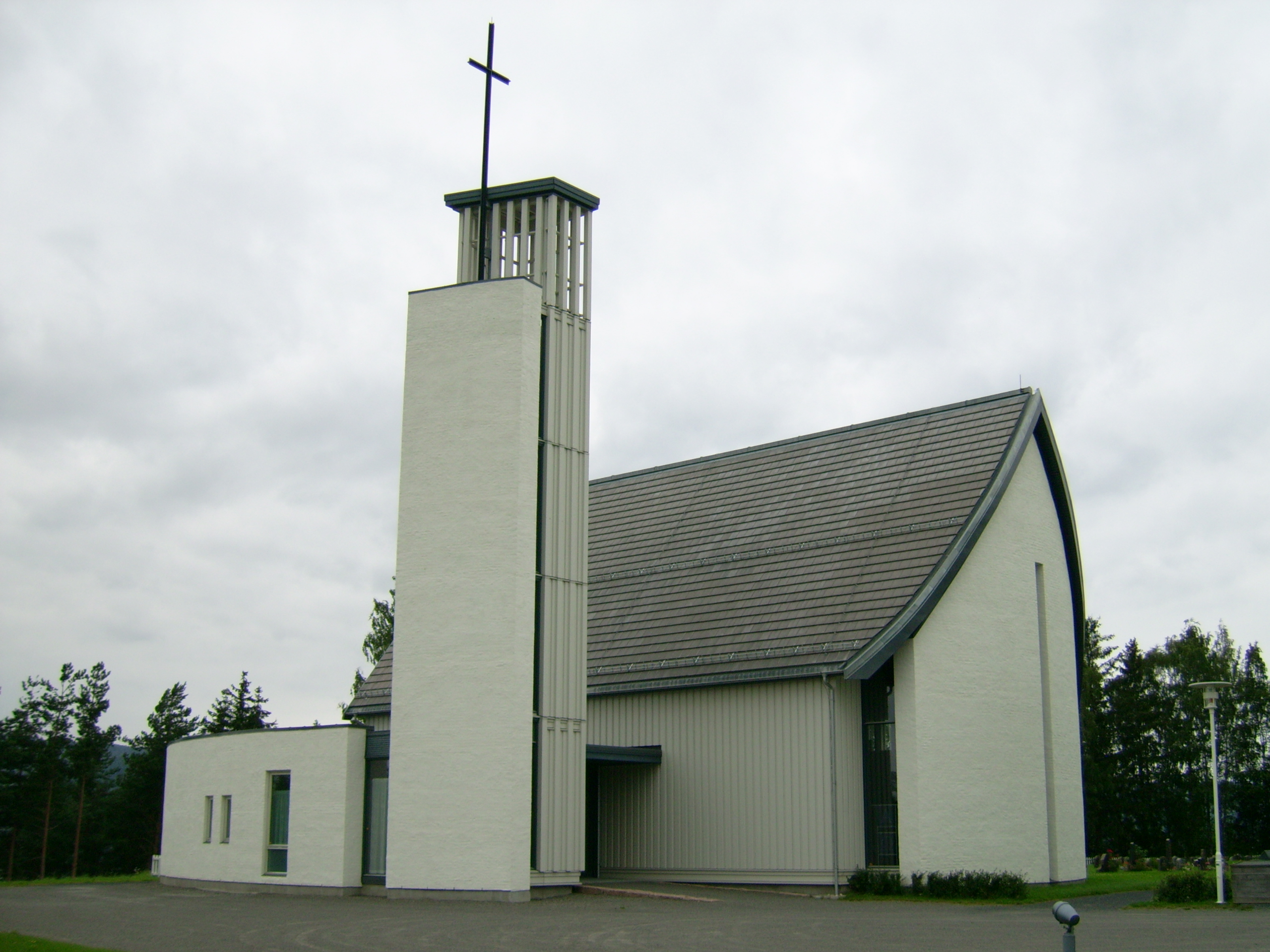 Grymyr church (front), Gran, Norway