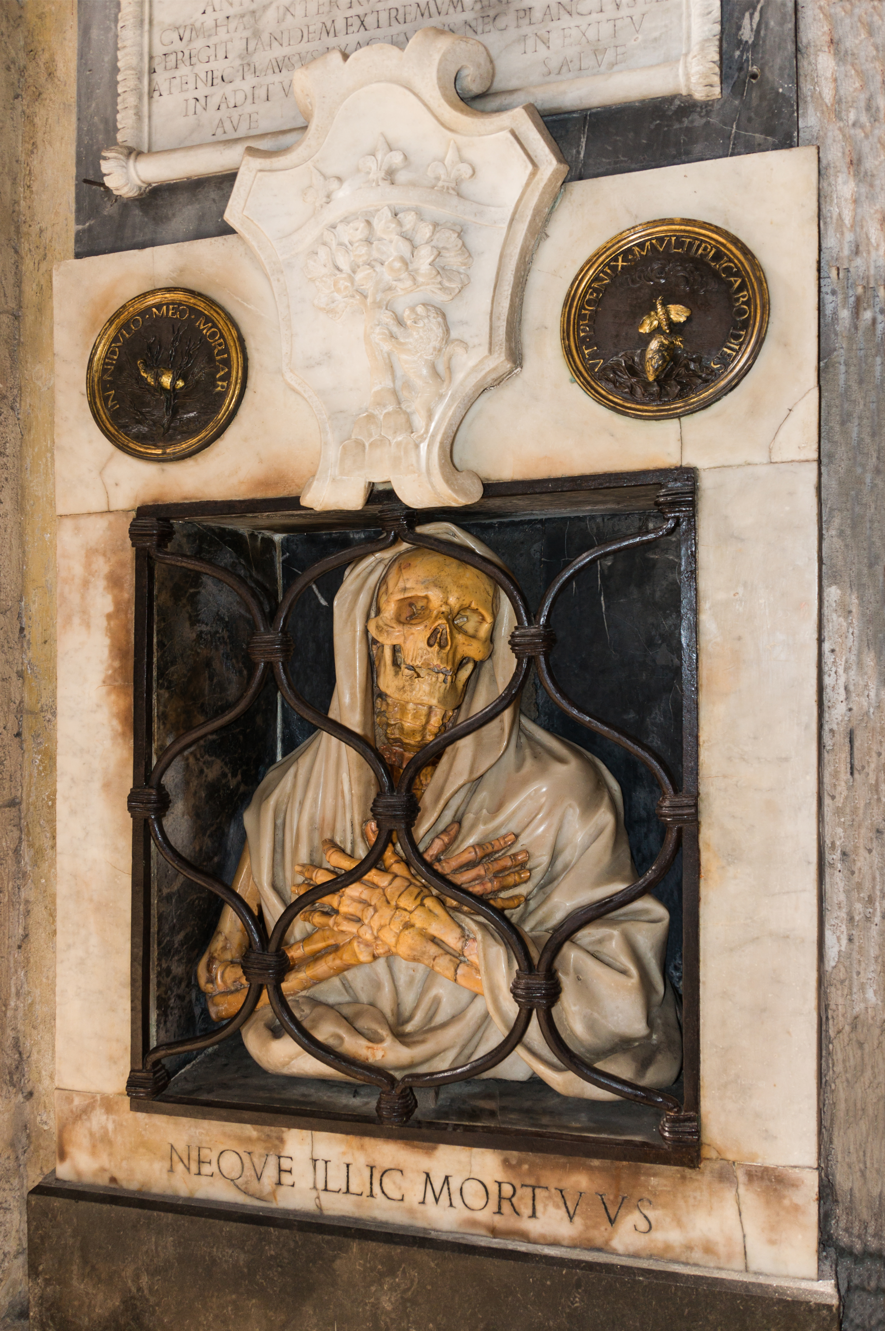 Neque Illic Mortuus, inside of Santa Maria del Popolo, Rome, Italy