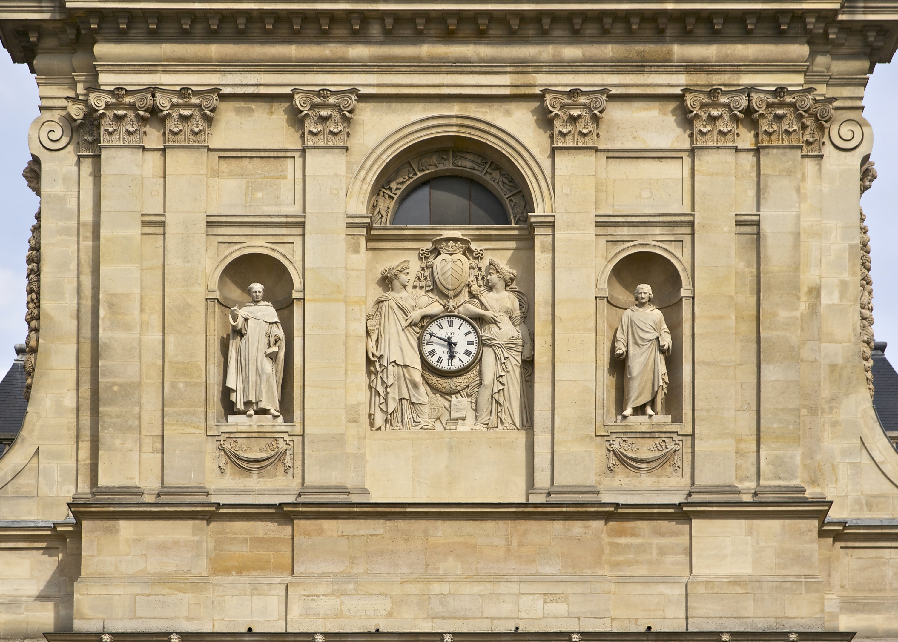 Partie façade chapelle Sorbonne