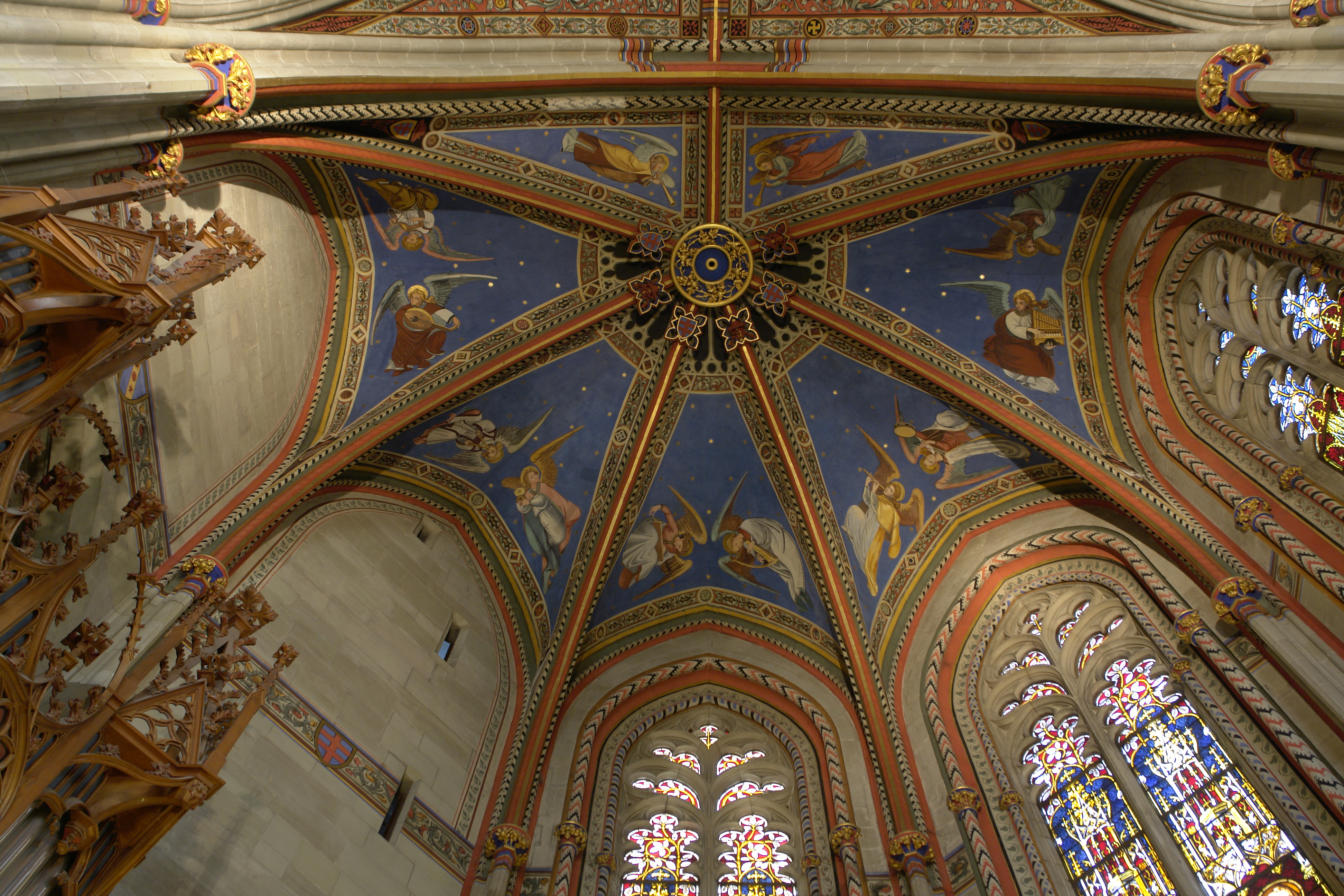 Plafond de la chapelle des Maccabées 3