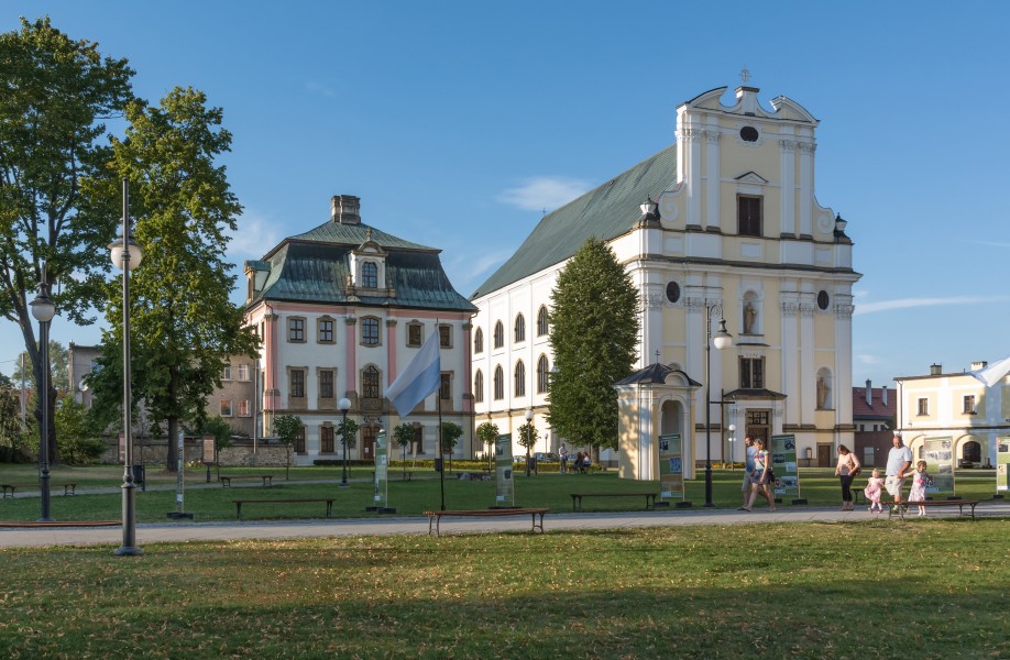 2016 Dom opata i kościół św. Józefa w Krzeszowie