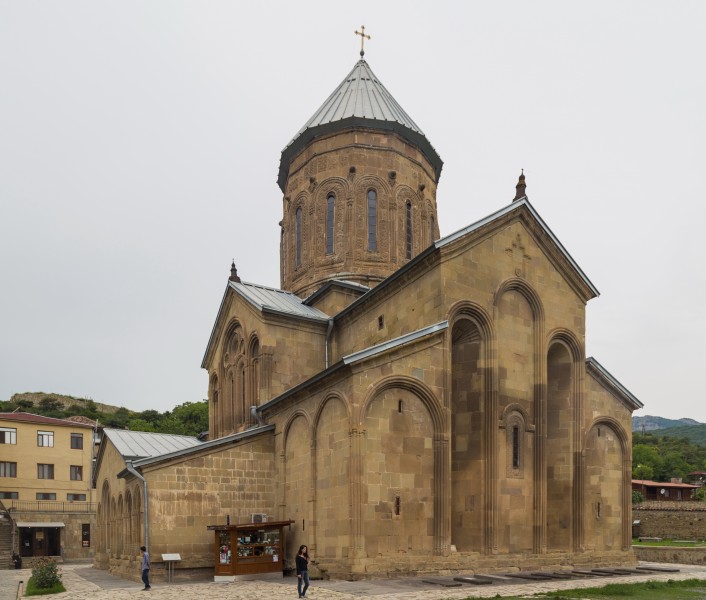 2016 Mccheta, Klasztor Samtawro, Cerkiew Przemienienia Pańskiego (07)