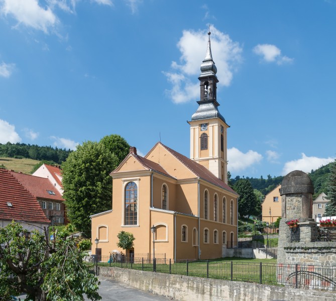 2016 Srebrna Góra, kościół ewangelicki 1