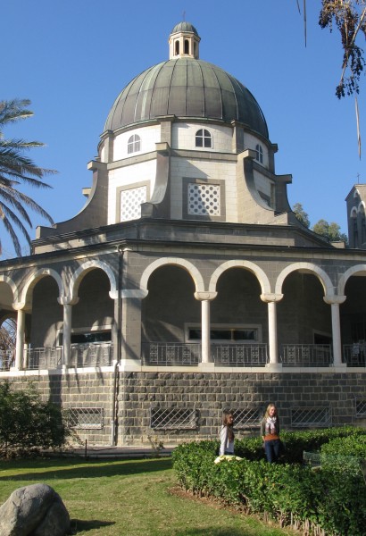 a church on the the Mount of Beatitudes, Israel