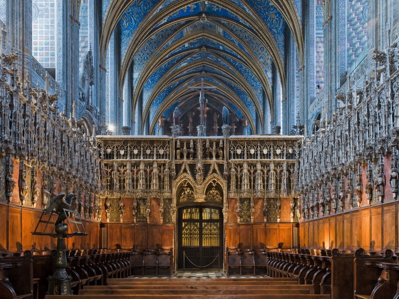 Albi cathedral - choir and choir screen