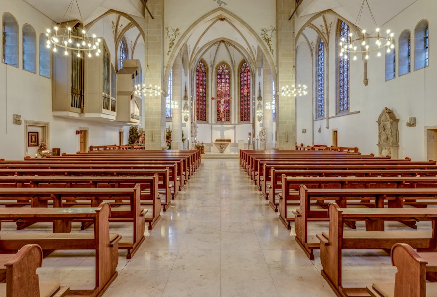 Dülmen, St.-Viktor-Kirche, Innenansicht -- 2018 -- 0547-51