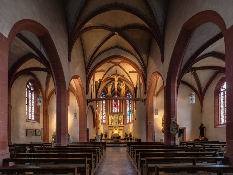 Haßfurt Kirche innenraum 9244400hdr