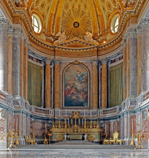 Interior of the Palace of Caserta - Palatine Chapel