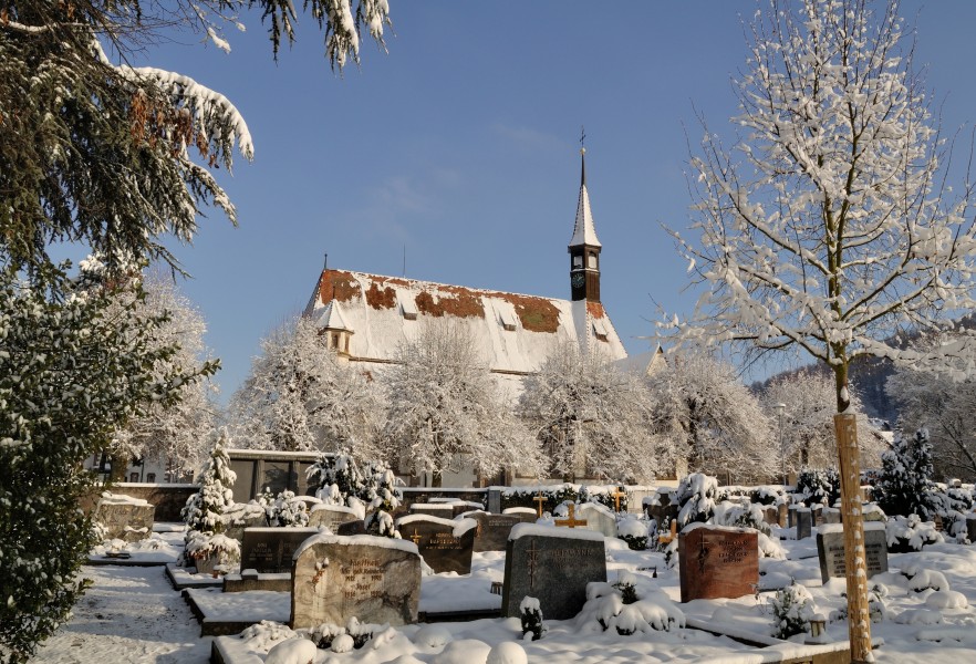 Lörrach - Josefskirche im Winter
