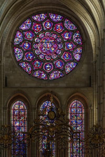 Laon Cathedral East Rose Window 01