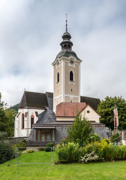 Metnitz Pfarrkirche hl Leonhard NO-Ansicht 13092017 0926