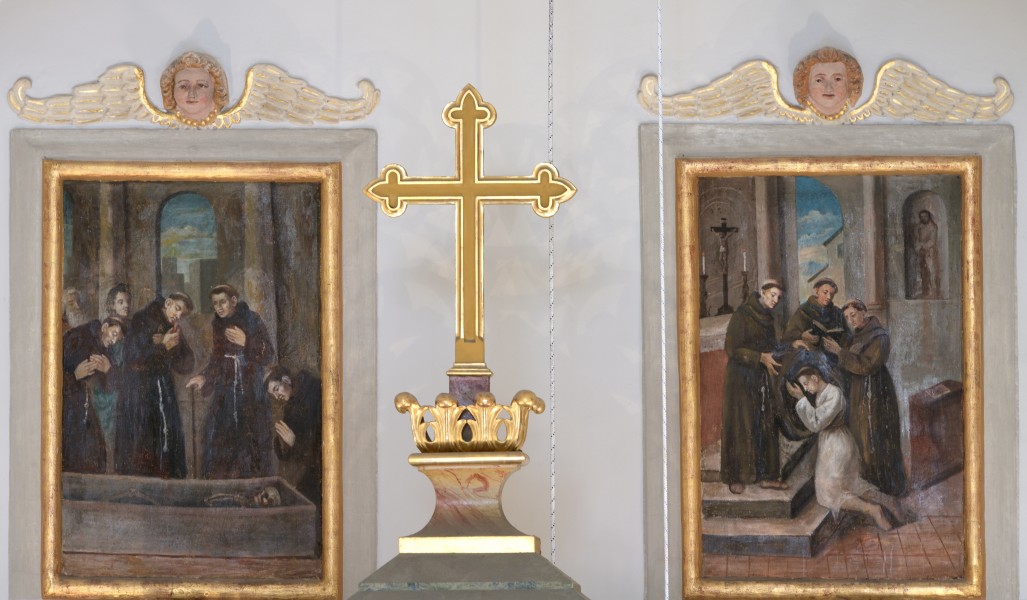 Painting of Saint Antony N1 and N 12 San Antone church Urtijëi