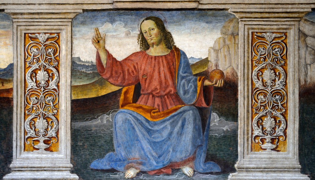Paintings of Jesus in Monastero del Sacro Speco (Subiaco)