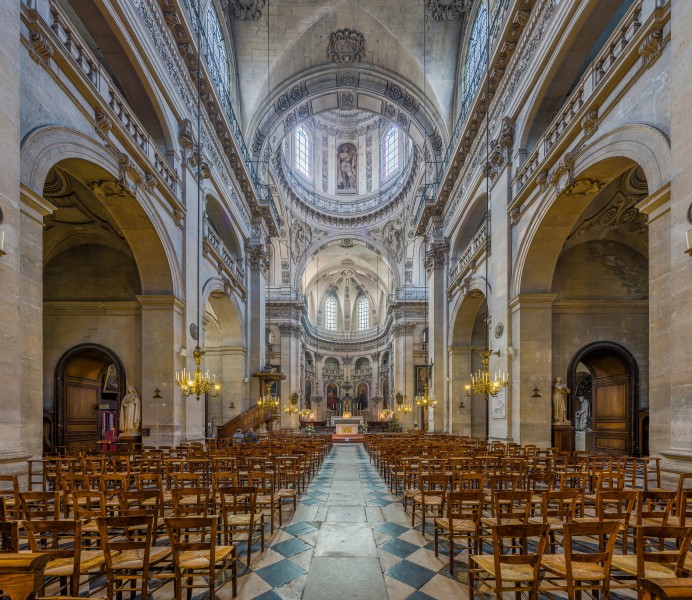 Saint-Paul-Saint-Louis Church Interior 1, Paris, France