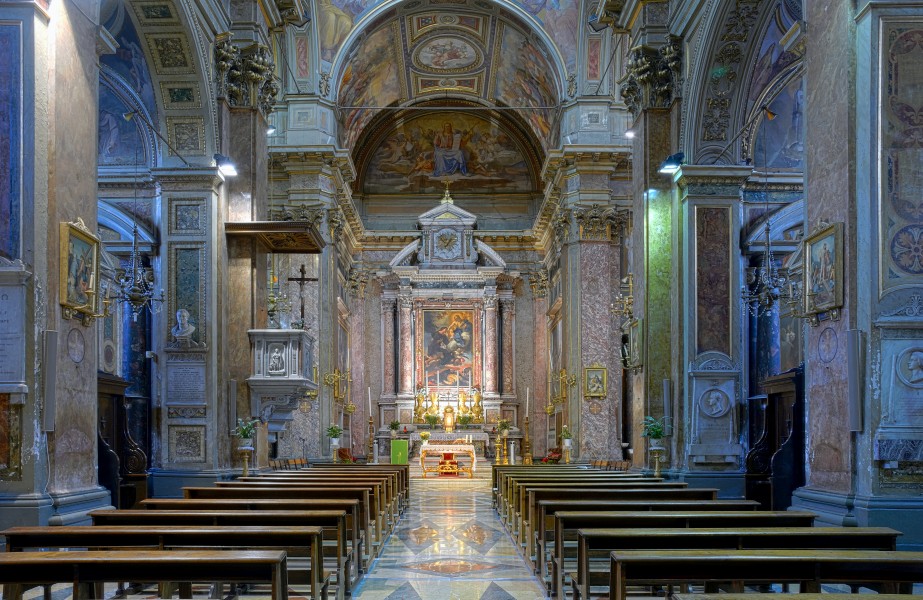 San Rocco all'Augusteo (Rome) - Interior HDR