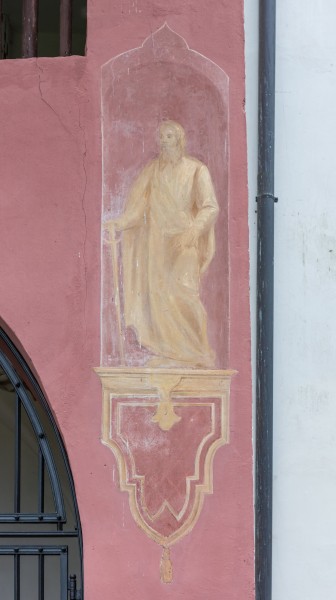 Sankt Jakob im Rosental Pfarrkirche Maria Elend N-Seite Fresko hl Paulus 15102016 4971