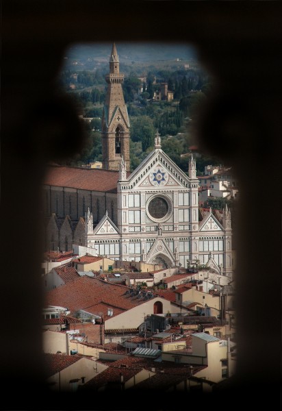 Santa Croce from Santa Maria Dome window- 1015