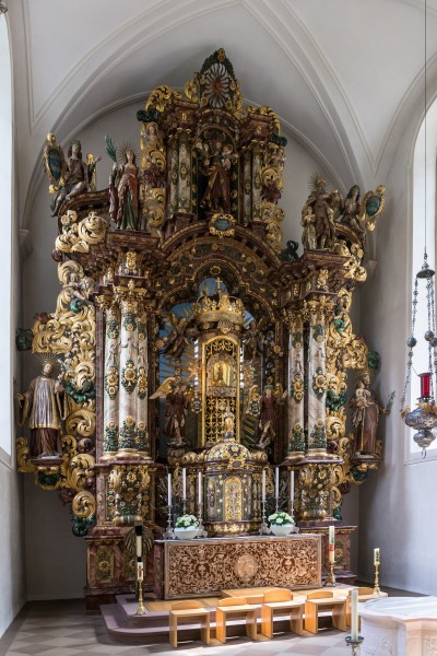 Triberg Kirche Maria in der Tanne Hochaltar 02