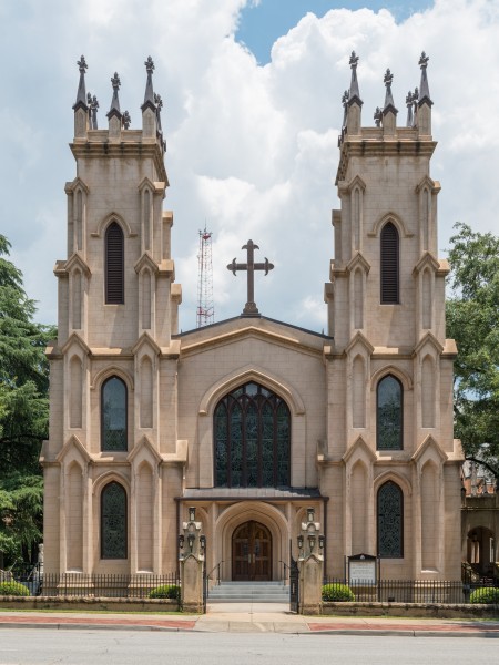 Trinity Episcopal Cathedral, Columbia SC, West view 20160702 1
