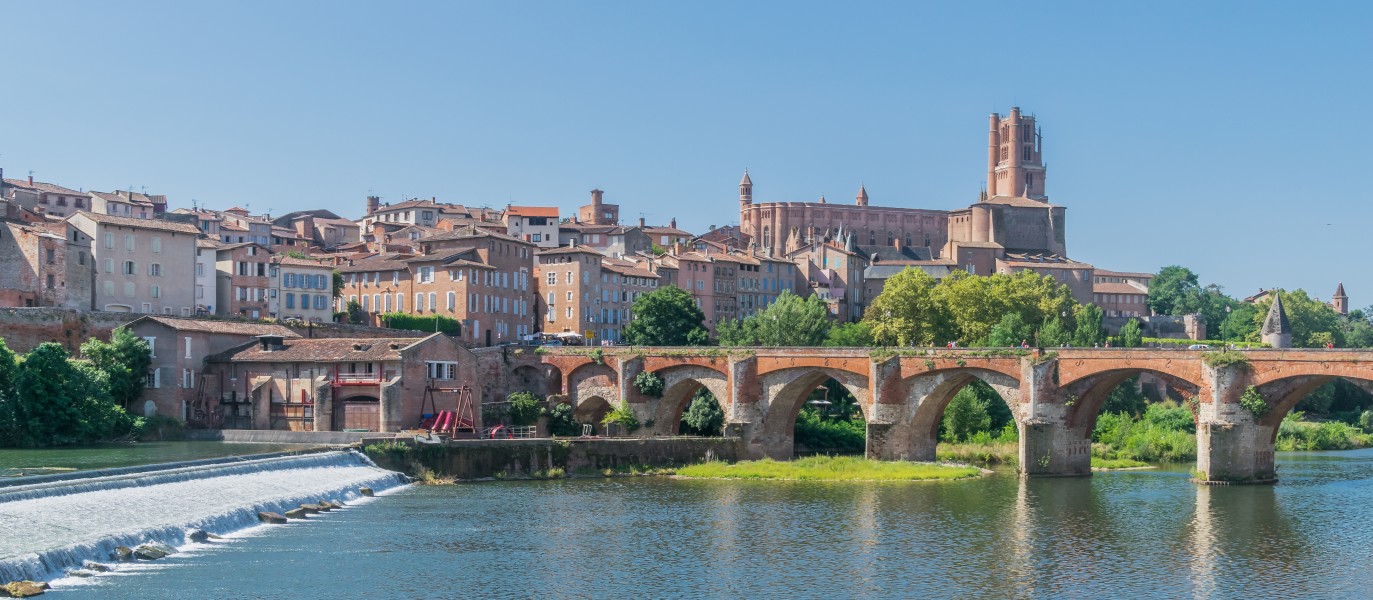 Vieux Pont and Saint Cecilia Cathedral of Albi 06