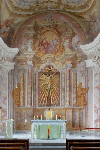 Wernberg Kloster Kirche Hochaltar Kruzifix 14112014 925
