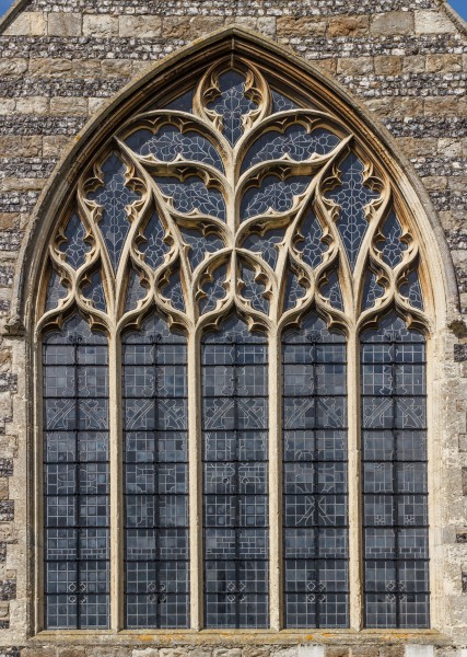 Window, Eastern Facade, St Helens Church, Cliffe, Kent, England, 2015-05-06-5145
