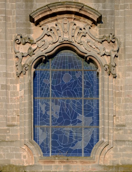 Window of the cathedral of Oria