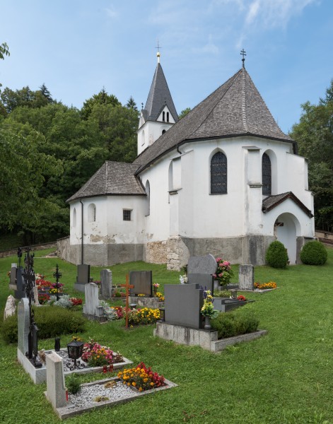 Wolfsberg Reisberg Filialkirche Hll Peter und Paul mit Friedhof 26082015 7050