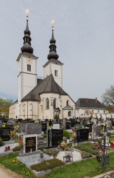 Wolfsberg Sankt Marein Friedhof und Pfarrkirche Mariae Himmelfahrt 22042015 2479