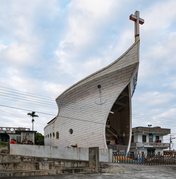 Zhangyuan Taiwan Boat-shaped-Presbyterian-Church-02
