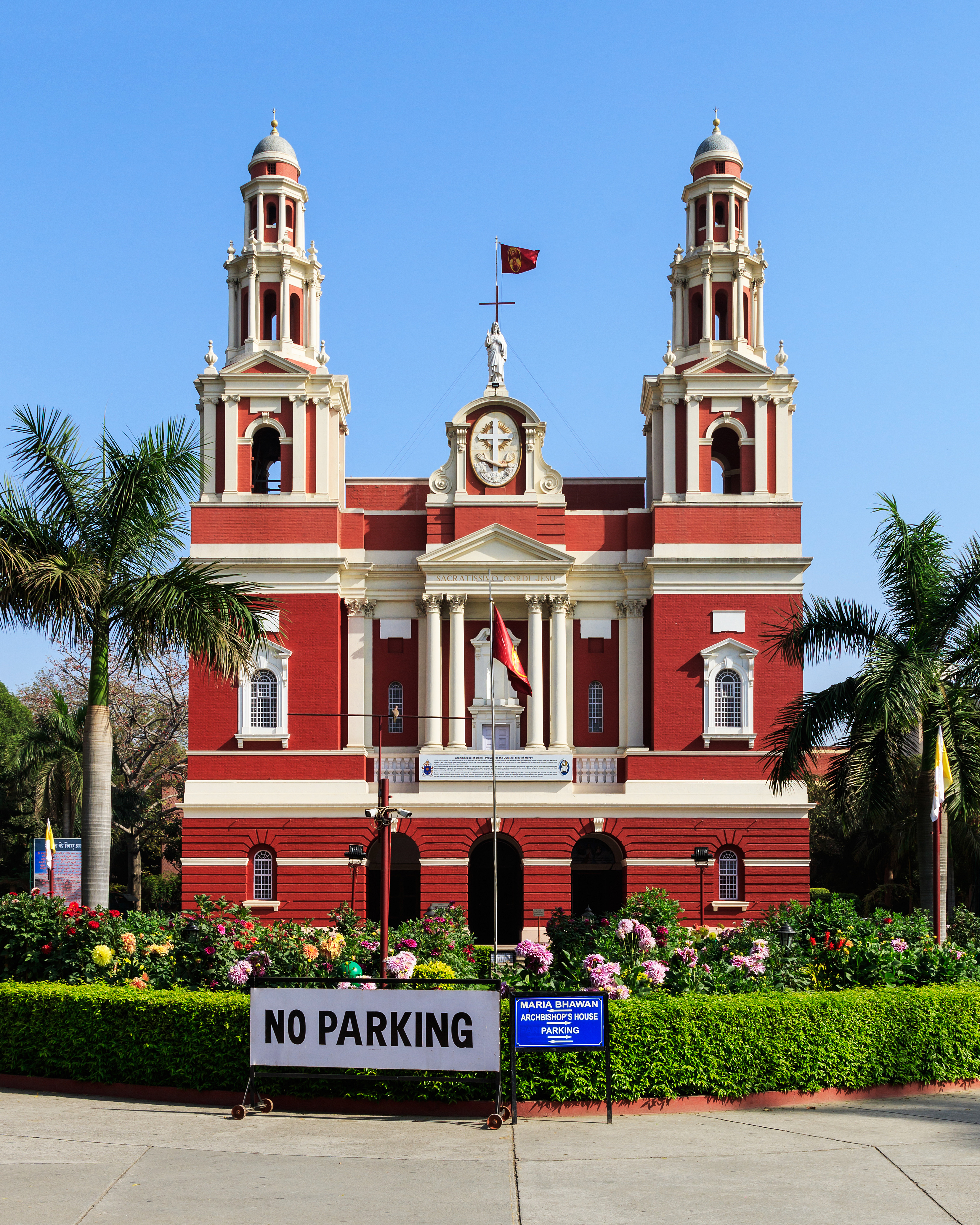 Sacred Heart Cathedral in New Delhi 03-2016
