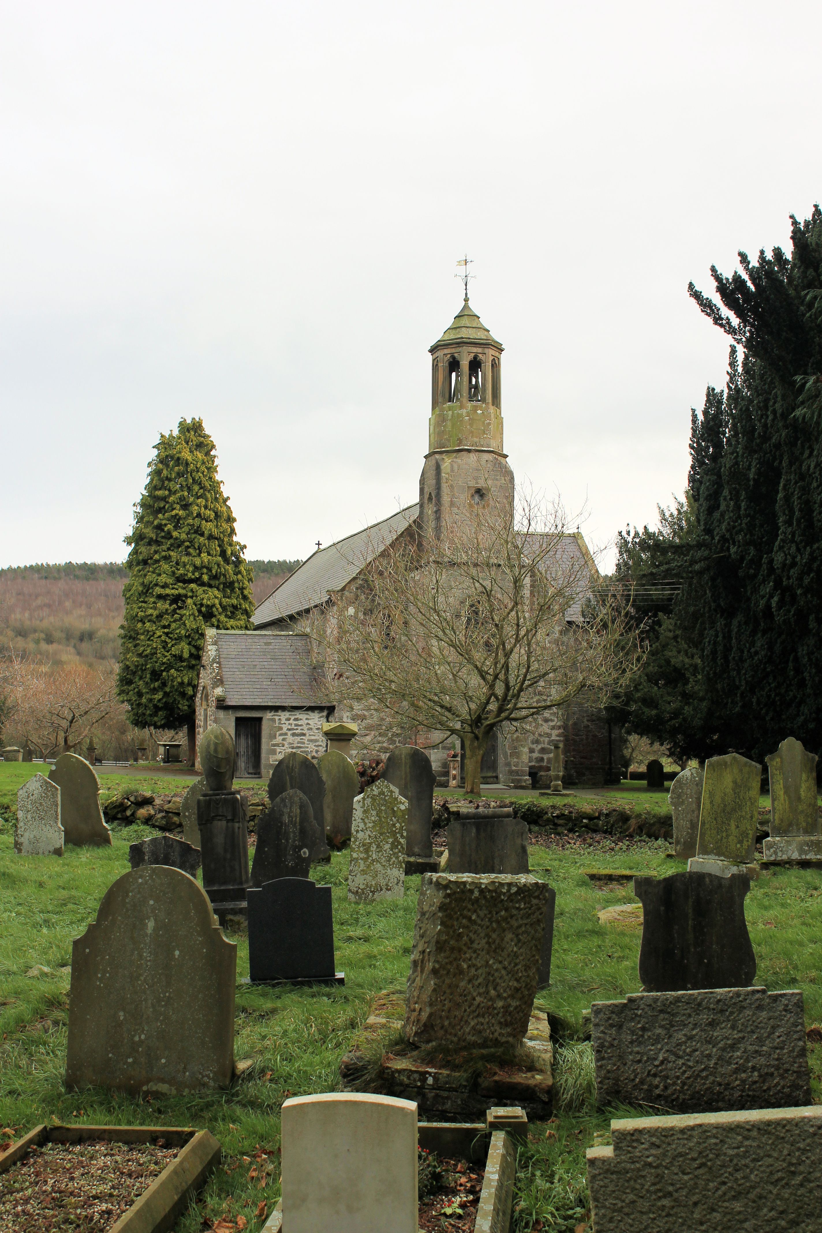 Sant Berres, St Berres' Church, Llanferres, Sir Ddinbych Denbighshire Cymru Wales 19