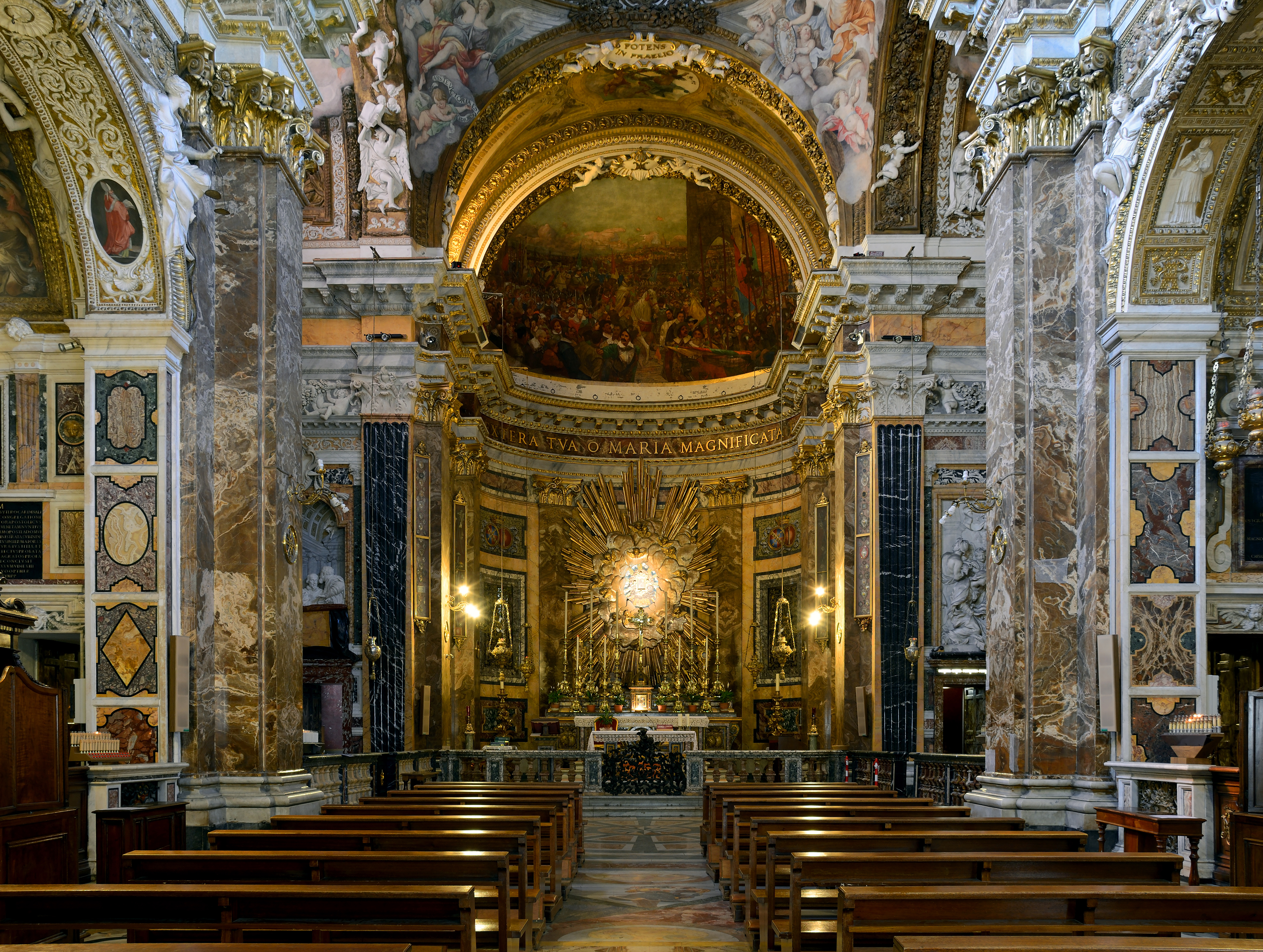 Santa Maria della Vittoria in Rome - Interior