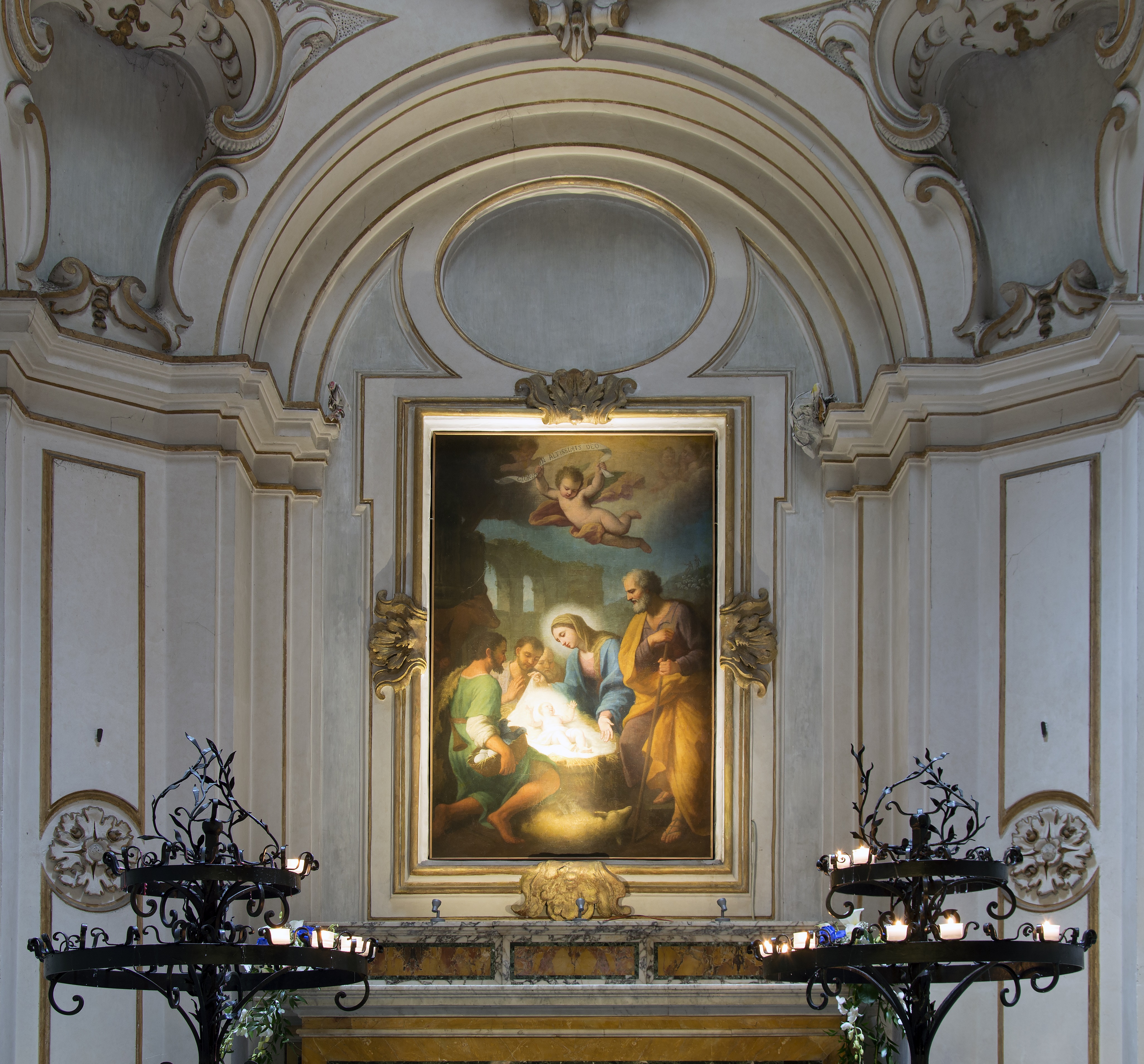 Santa Maria in Trastevere -Natività of Etienne Parrocel