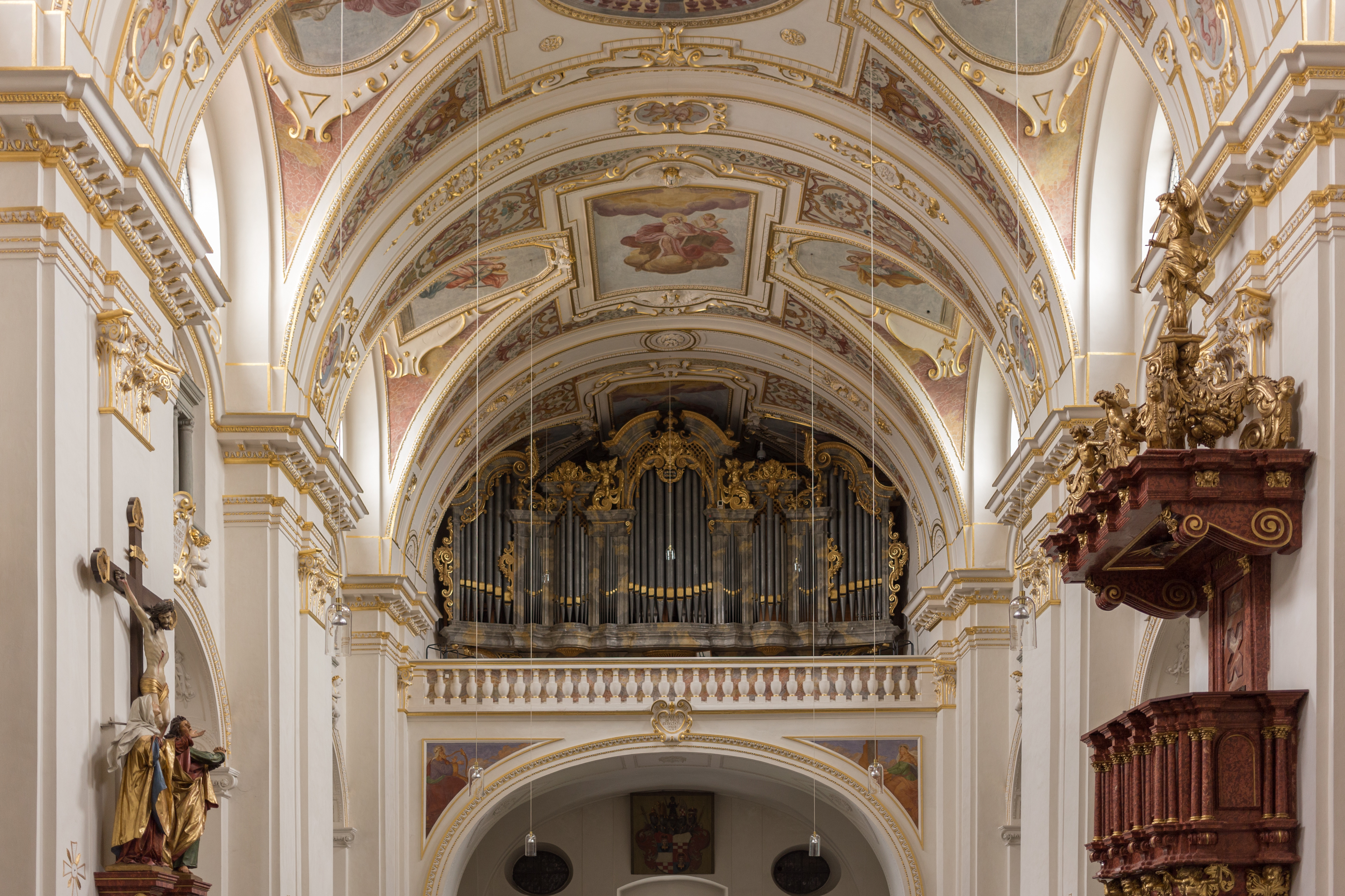 St. Lorenz Kempten - Orgel über Eingang