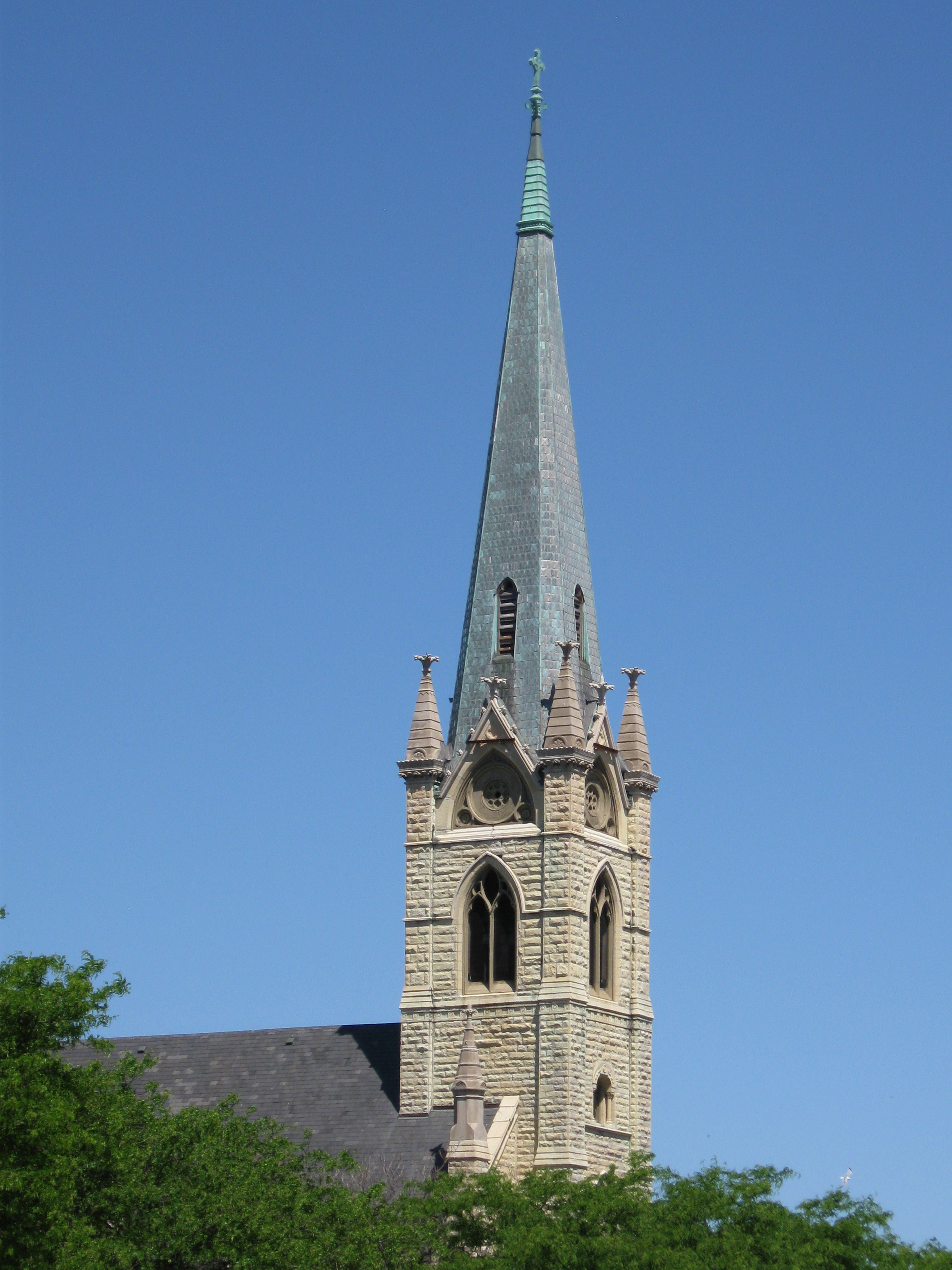 Steeple of St James Catholic Church