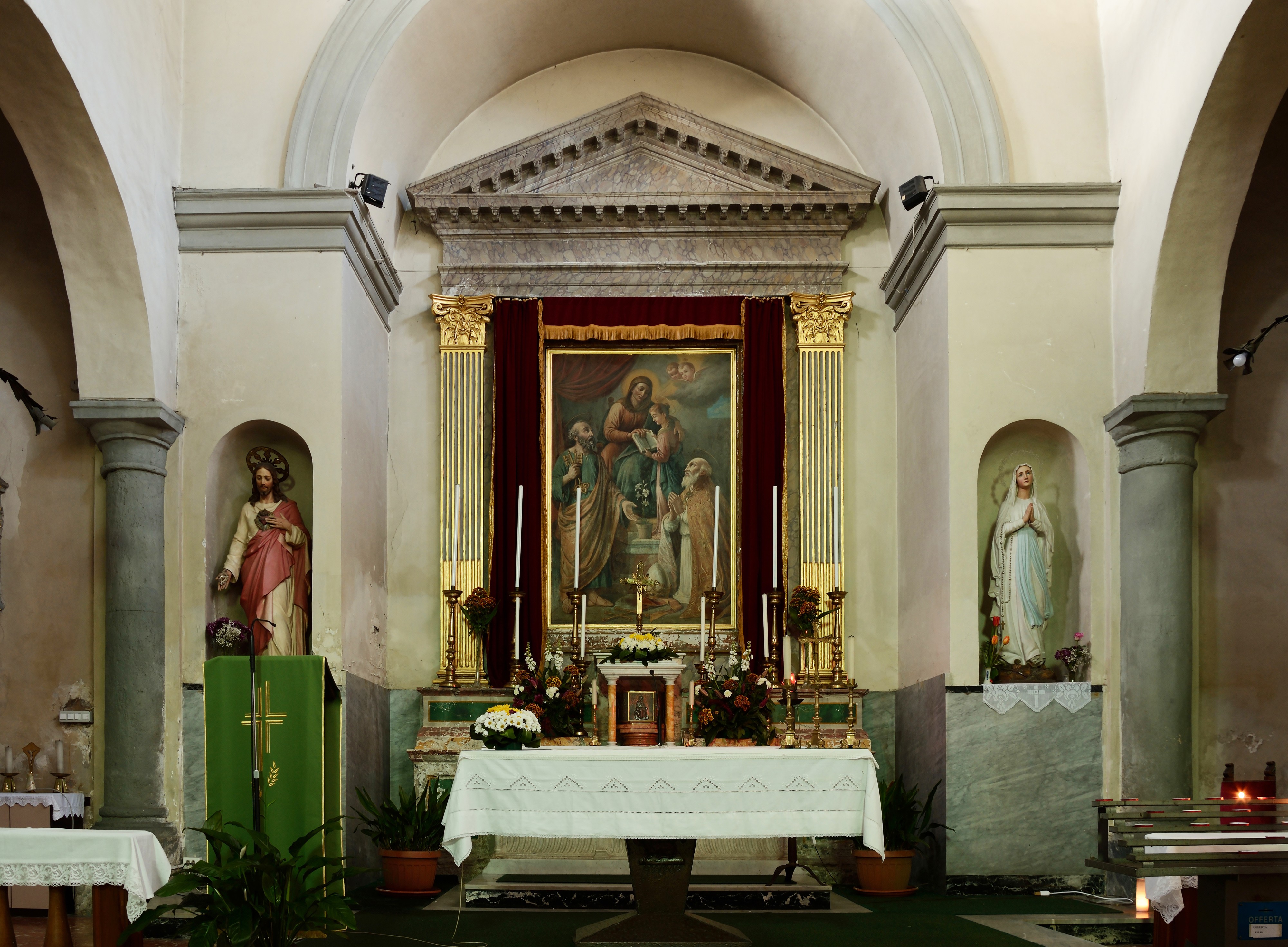 Altar of Church of San Silvestro (Sutri)