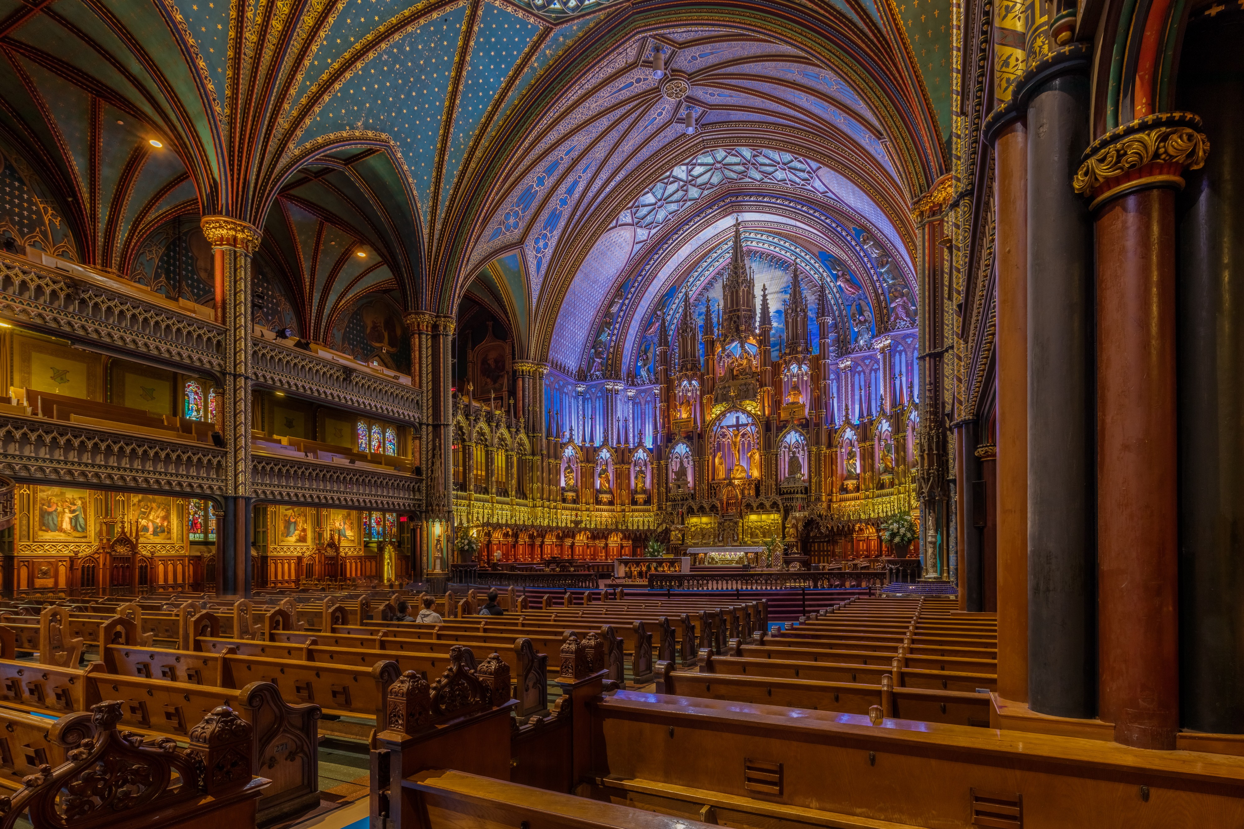 Basílica de Notre-Dame, Montreal, Canadá, 2017-08-12, DD 22-24 HDR