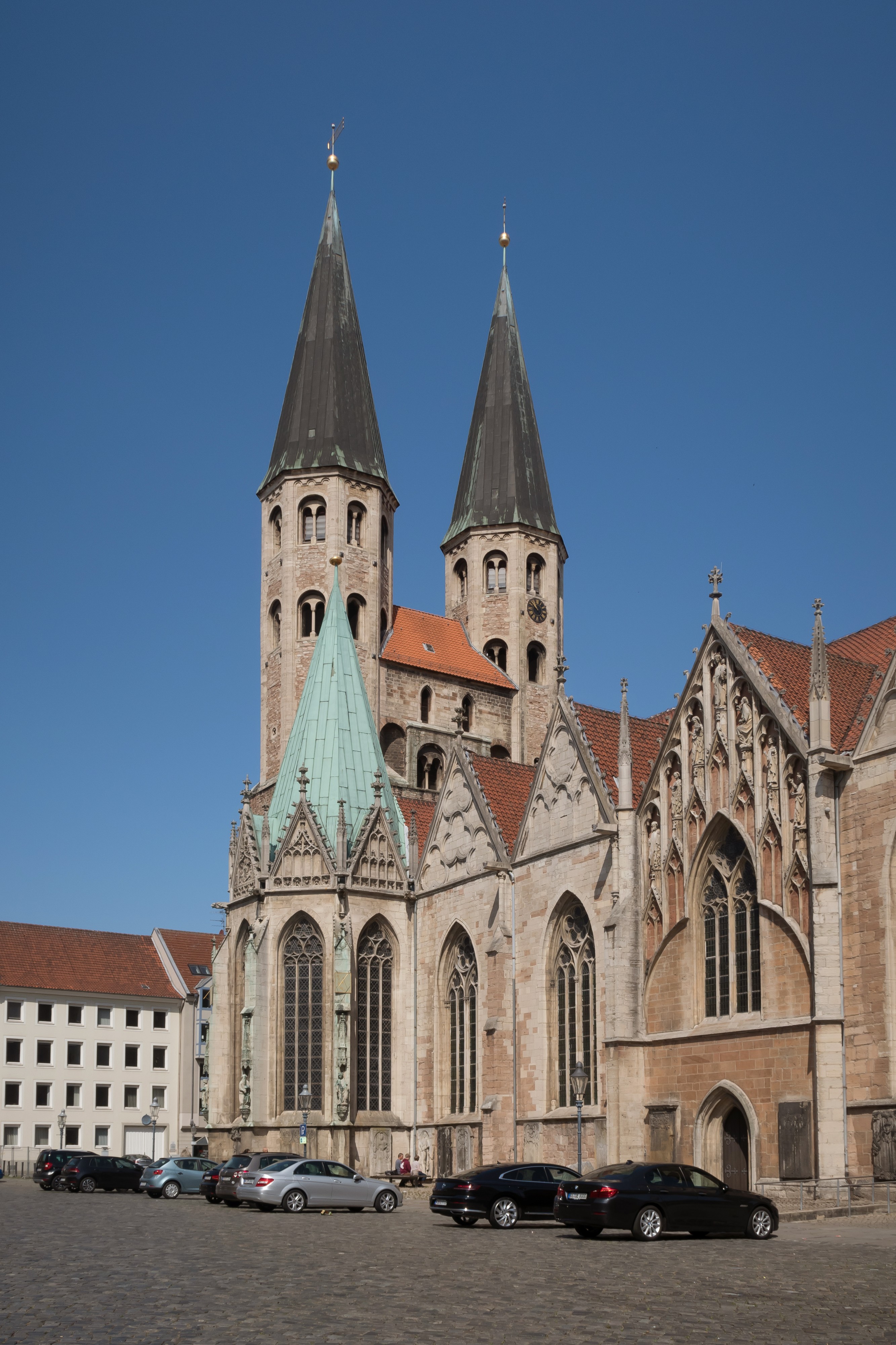 Braunschweig, die Sankt Martinikirche vanaf de Eiermarkt IMG 5426 2018-07-08 09.54