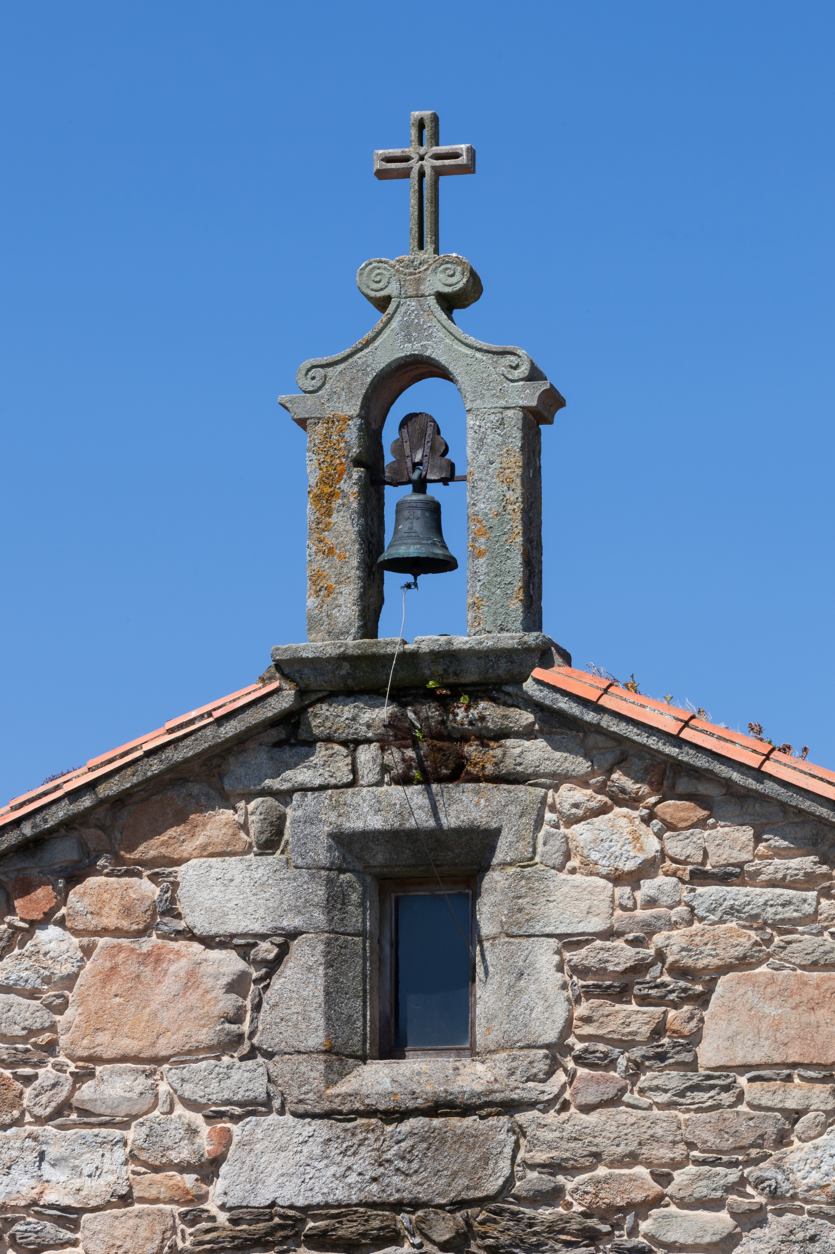 Campanario da capela de San Bartolomeu. Porto de Rianxo. Galiza